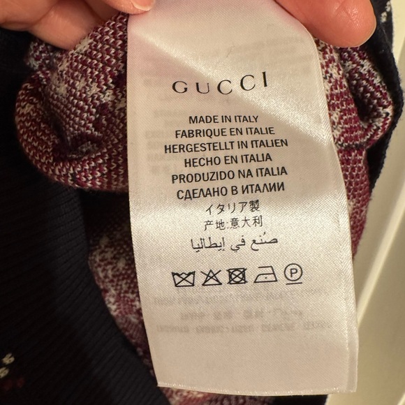 Gucci GG Monogram Wool V-Neck - Picture 8 of 13